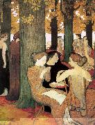 Maurice Denis The Muses in the Sacred Wood oil painting